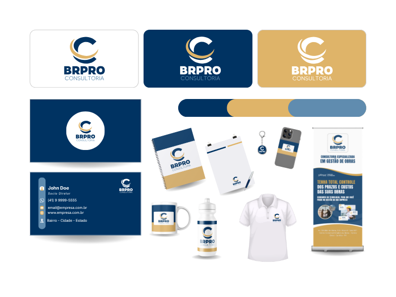Criação de Logotipo para BRPRO Consultoria Empresarial