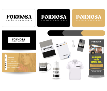 Criação de Logotipo para Formosa Salão e Barbearia
