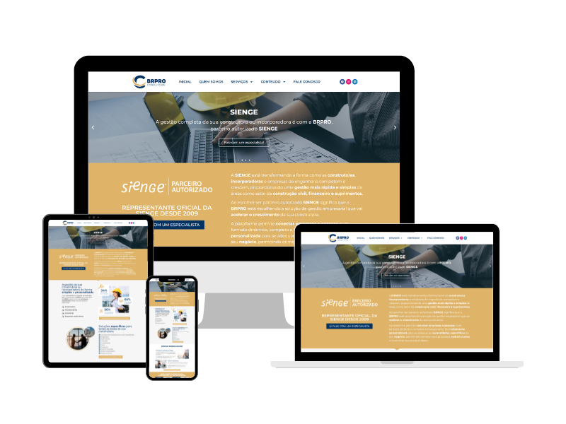 Site Institucional para Consultoria em Sistemas de Gestão | BRPRO