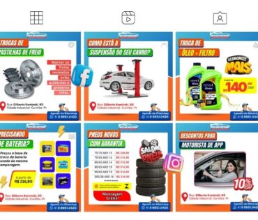 Conteúdo para Redes Sociais – Auto Center